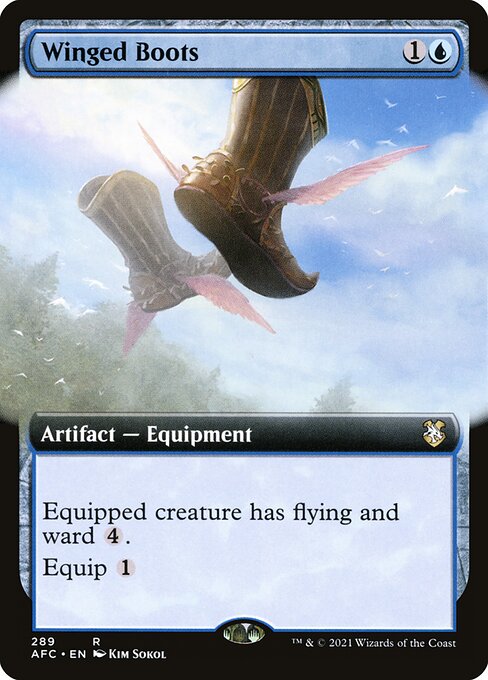 Winged Boots XAFC-289 Rare Excellent Englisch