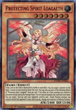 Schutzgeist Loagaeth DAMA-025 Ultra Rare Excellent Deutsch 1. Auflage