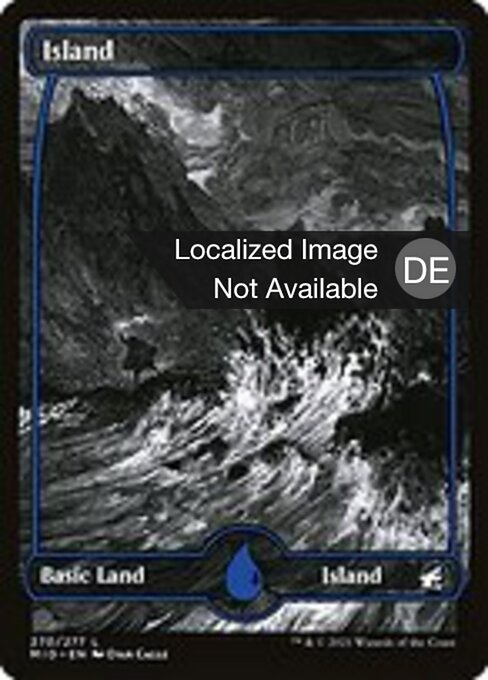 Insel (V.1) MID-270 Land Near Mint Deutsch
