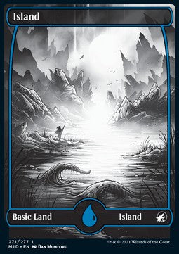 Insel (V.2) MID-271 Land Near Mint Deutsch