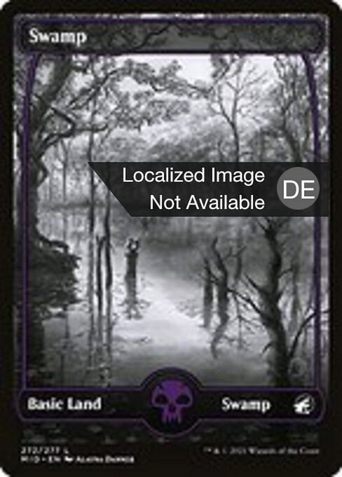 Sumpf (V.1) MID-272 Land Near Mint Deutsch