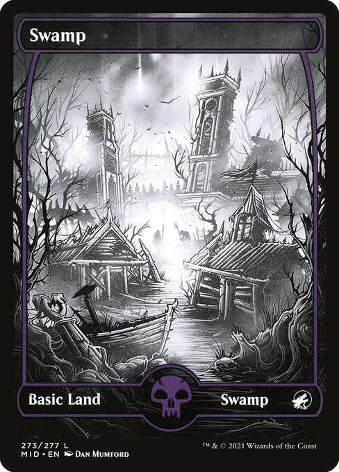 Swamp MID-273 Land Near Mint Englisch