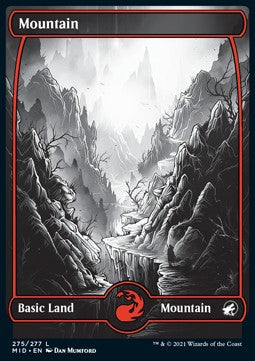 Gebirge (V.2) MID-275 Land Near Mint Deutsch Foil