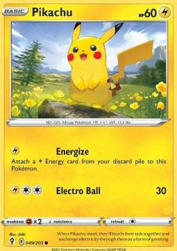 Pikachu EVS-049 Common Excellent Deutsch Reverse Holo