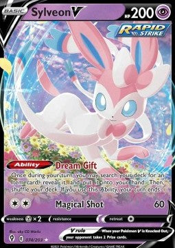Sylveon V EVS-074 Ultra Rare Near Mint Englisch