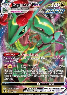 Rayquaza VMAX EVS-111 Ultra Rare Excellent Deutsch