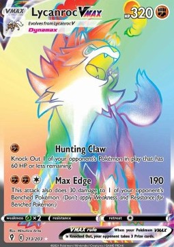 Wolwerock VMAX EVS-213 Secret Rare Excellent Deutsch
