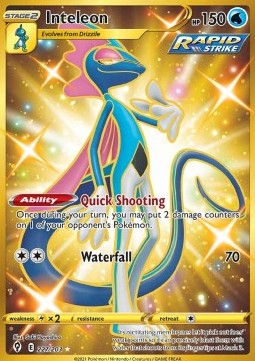 Intelleon EVS-227 Secret Rare Light Played Deutsch