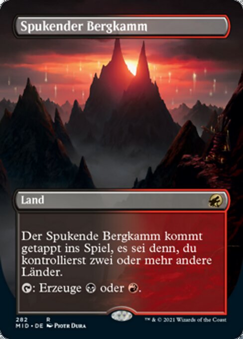 Spukender Bergkamm XMID-282 Rare Excellent Deutsch