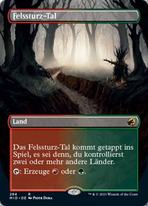 Felssturz-Tal XMID-284 Rare Near Mint Deutsch