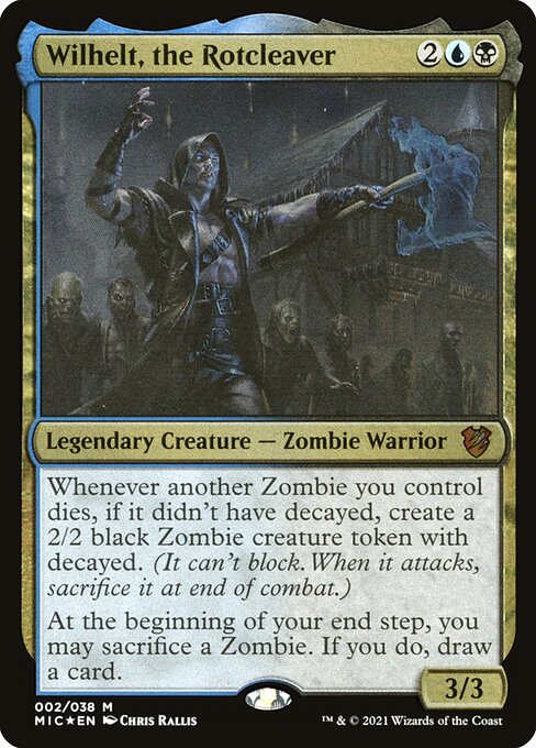Wilhelt der Fäulehacker (V.1) MIC-2 Mythic Played Englisch Foil