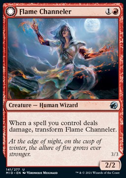 Flammenlenkerin // Verkörperung der Flamme MID-141 Uncommon Excellent Deutsch Foil