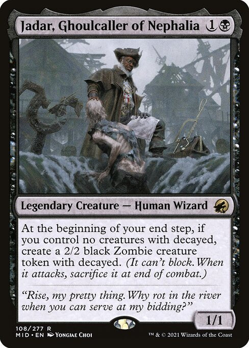 Jadar, Ghoulcaller of Nephalia MID-108 Rare Near Mint Englisch