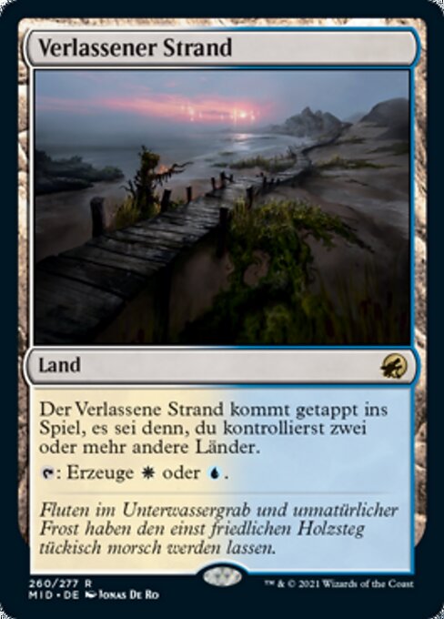 Verlassener Strand MID-260 Rare Near Mint Deutsch