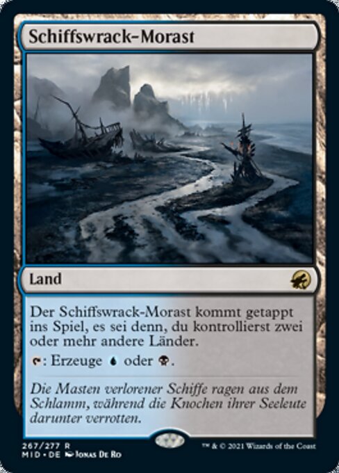 Schiffswrack-Morast MID-267 Rare Near Mint Deutsch Foil