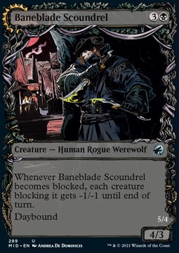 Baneblade Scoundrel // Baneclaw Marauder XMID-289 Uncommon Near Mint Englisch Foil