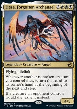 Liesa, Forgotten Archangel MID-232 Rare Near Mint Englisch Foil
