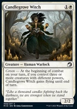 Kerzenhainhexe MID-8 Common Near Mint Englisch Foil
