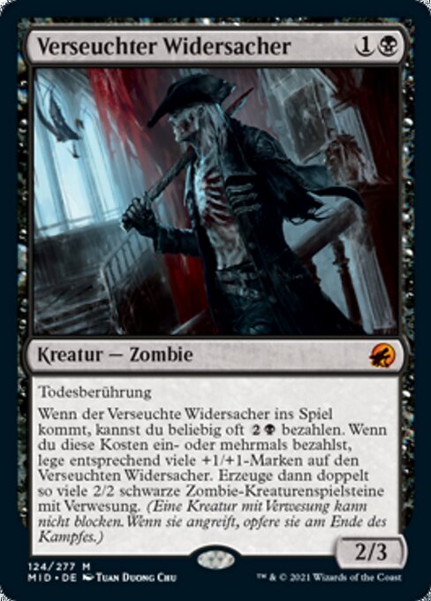 Verseuchter Widersacher MID-124 Mythic Near Mint Deutsch