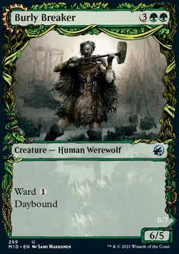 Burly Breaker // Dire-Strain Demolisher XMID-299 Uncommon Near Mint Deutsch Foil