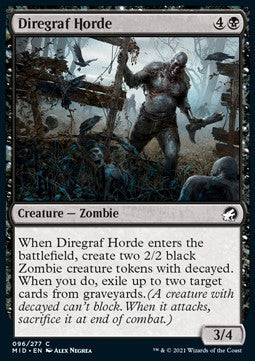 Düstergrab-Horde MID-96 Common Excellent Deutsch Foil