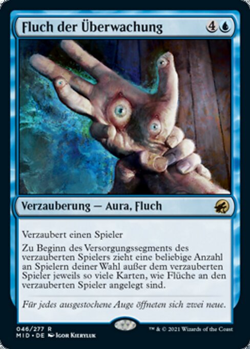 Fluch der Überwachung MID-46 Rare Excellent Deutsch