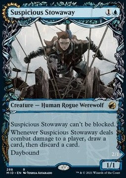 Suspicious Stowaway // Seafaring Werewolf XMID-288 Rare Excellent Deutsch