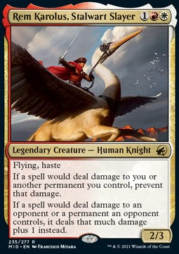 Rem Karolus, Stalwart Slayer MID-235 Rare Near Mint Englisch
