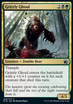 Grizzly-Ghul MID-226 Uncommon Near Mint Englisch Foil