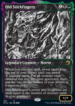 Old Stickfingers XMID-321 Rare Excellent Englisch Foil