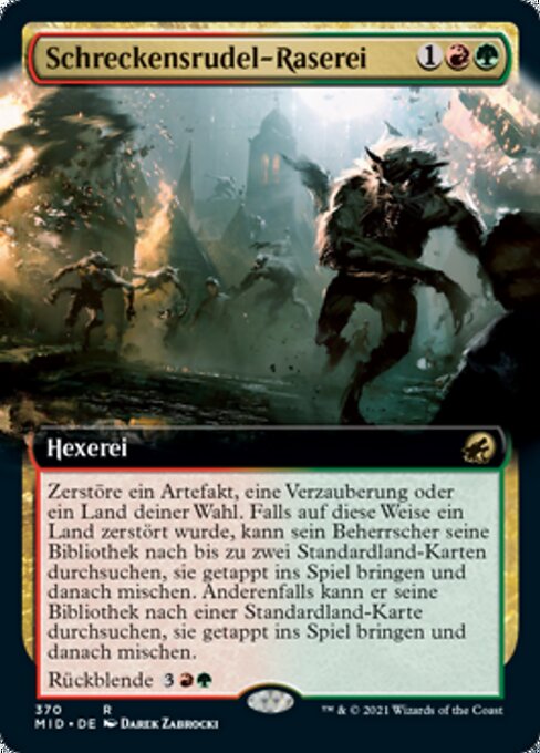 Schreckensrudel-Raserei XMID-370 Rare Near Mint Deutsch