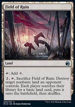 Field of Ruin MID-262 Uncommon Near Mint Englisch
