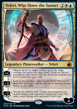 Teferi, Verlangsamer der Dämmerung MID-245 Mythic Excellent Englisch