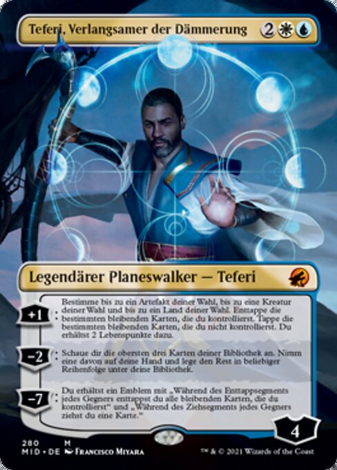 Teferi, Verlangsamer der Dämmerung XMID-280 Mythic Good Deutsch Foil