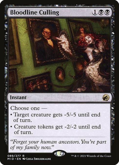 Bloodline Culling MID-89 Rare Excellent Englisch