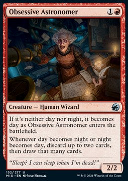 Zwanghafter Astronom MID-152 Uncommon Excellent Deutsch Foil