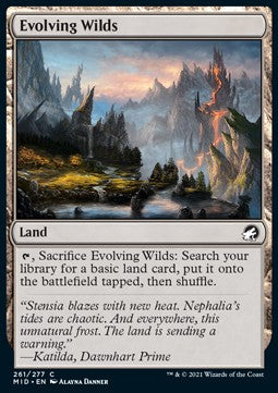 Sich entfaltende Wildnis MID-261 Common Near Mint Englisch Foil