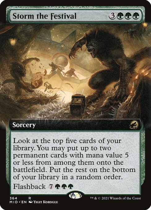Storm the Festival XMID-364 Rare Near Mint Englisch Foil