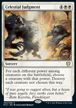 Himmlische Abrechnung (V.1) MIC-5 Rare Near Mint Deutsch