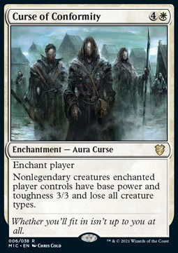 Fluch der Konformität (V.1) MIC-6 Rare Near Mint Deutsch