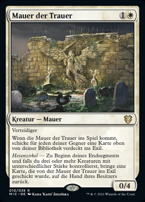 Mauer der Trauer (V.1) MIC-10 Rare Near Mint Deutsch