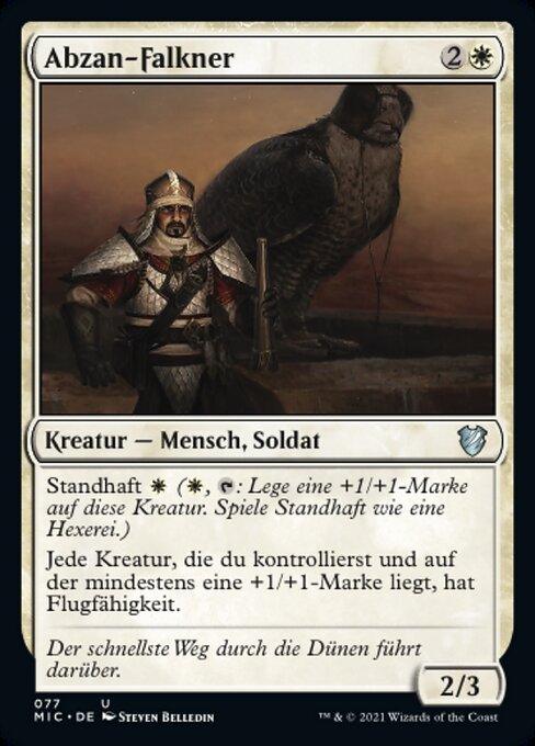 Abzan-Falkner MIC-77 Uncommon Near Mint Deutsch