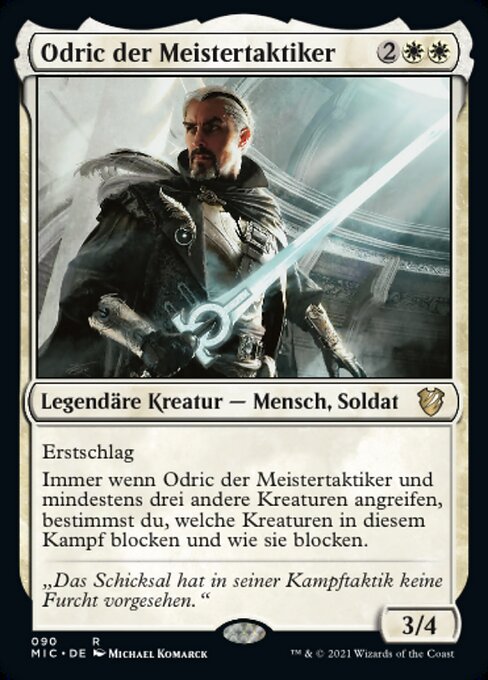 Odric der Meistertaktiker MIC-90 Rare Near Mint Deutsch