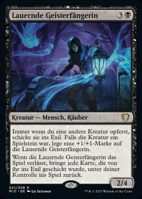 Lauernde Geisterfängerin (V.1) MIC-21 Rare Near Mint Deutsch