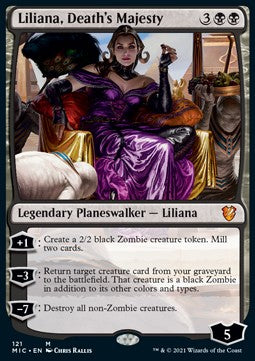 Liliana, Death's Majesty MIC-121 Mythic Near Mint Englisch