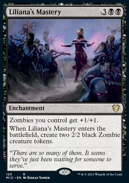 Liliana's Mastery MIC-123 Rare Near Mint Englisch