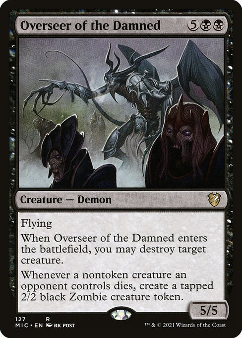 Overseer of the Damned MIC-127 Rare Near Mint Englisch