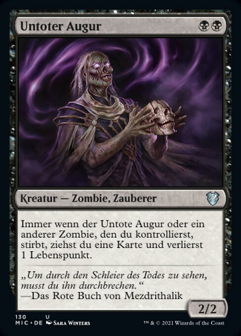 Untoter Augur MIC-130 Uncommon Excellent Deutsch
