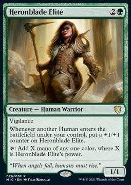 Reiherklingen-Elitekämpferin (V.1) MIC-26 Rare Near Mint Deutsch