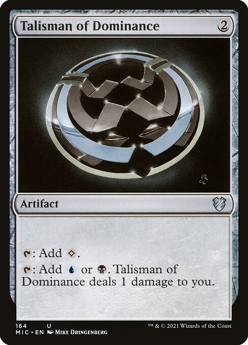 Talisman of Dominance MIC-164 Uncommon Near Mint Englisch